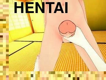 cul, gros-nichons, japonais, hentai, seins, bout-a-bout