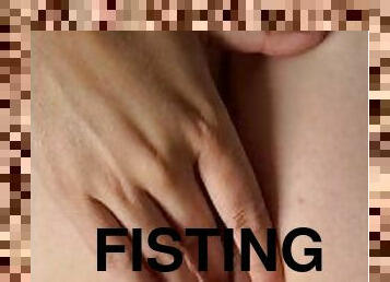 fisting, orgasme, giclée, amateur, anal, milf, bdsm, couple, point-de-vue, bondage