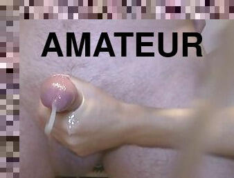 masturbation, amateur, ejaculation-sur-le-corps, maison, branlette, secousses, point-de-vue, ejaculation