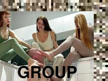 extrem, party, gruppsex, slav, fötter, gagging, älskarinna, dominans, femdom