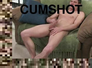 A man undresses and sits on the sofa to masturbate himself stroking his cock (HOT'S MEN TIME_04)