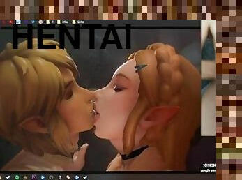 gigantisk, masturbation, juckande, hentai, 3d