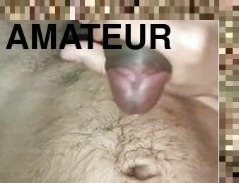 énorme, masturbation, mamelons, amateur, ejaculation-sur-le-corps, énorme-bite, gay, branlette, point-de-vue, ejaculation