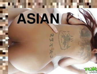 Beautiful Asian Lets Big Cock Cum Deep Inside