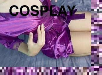 Thai teen purple pajamas cosplay ??????????????????????????????? ???????????????????? Topkawaya