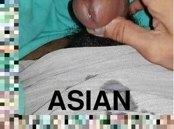 asiatisk, masturbation, amatör, college, fångad, ensam