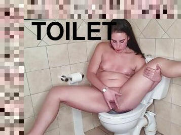 klitoris, masturbacija, orgazam, pička-pussy, kamera-cum, toalet, tanki, fetiš, sami