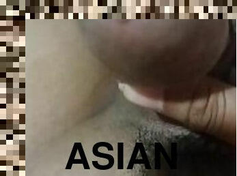 asiatisk, amatör, tonåring, hardcore, avrunkning, casting, creampie, ensam, filipinsk, kuk