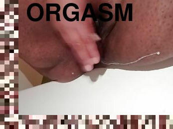 storatuttar, orgasm, fitta-pussy, kvinnligt-sprut, amatör, mörkhyad, leksak, bbw, smutsig, dildo