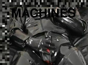 gay, bdsm, maskiner, fetisch, latex, ensam, bondage, stövlar, maskiner-mask, gummi