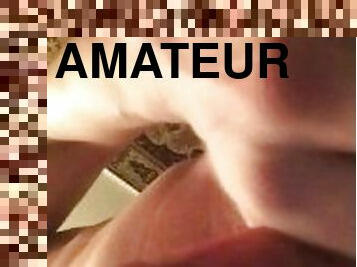 masturbation, amatör, gigantisk-kuk, avrunkning, ensam, kuk