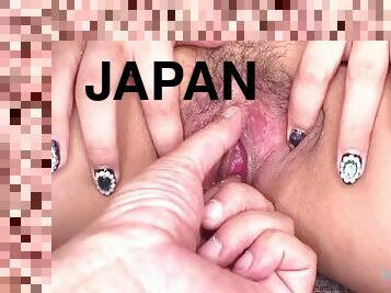 asiatisk, storatuttar, fitta-pussy, amatör, japansk