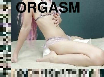 masturbation, orgasm, dad-girl, ritt, rumpa-butt, petit, pojkvän, ensam