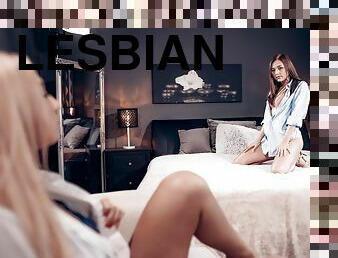 Alya Stark & Jenny Wild in Straight Girls Lesbian Experience - SexyHub