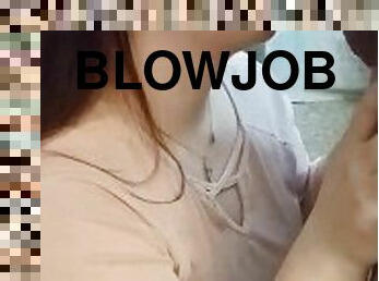 Blowjob with nice cumshot facial