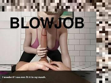 onani, blowjob, cumshot, blond, britisk, anime, vakker, dildo, pikk