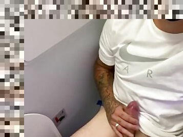 gigantisk, masturbation, publik, amatör, cumshot, gigantisk-kuk, avrunkning, sprut, ensam, kuk