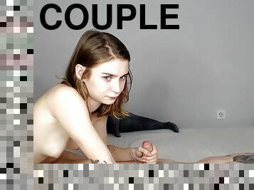 Teen Couple Have Oral Sex in Bed