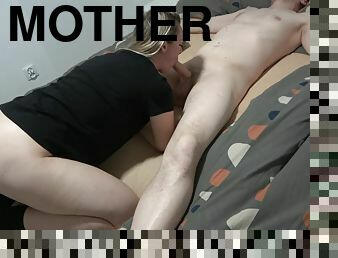 Stepmother Licks Stepsons Ass Wakes Him Up And Rides Him