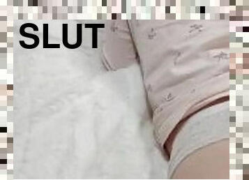 party, anal, tonåring, leksak, slyna, trosor, söt, rumpa-butt, nylon, smisk