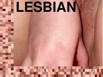 My Lesbian Roommate Watches me Fuck Myself with an 8inch Dildo