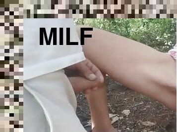 énorme, en-plein-air, public, chatte-pussy, amateur, granny, milf, doigtage, petite, humide