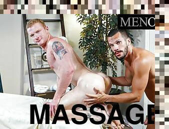 anal-sex, immens-glied, homosexuell, massage, rothaarige, küssen