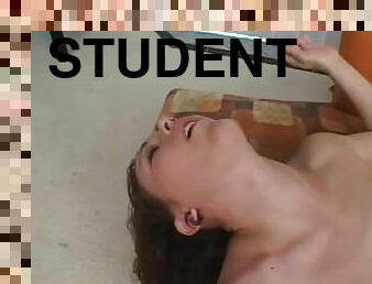 Two Horny College Students Shared With Dildo Strap