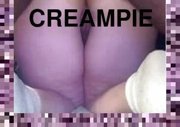 amatör, anal, blandade-raser, creampie, sprut, tight, rövhål