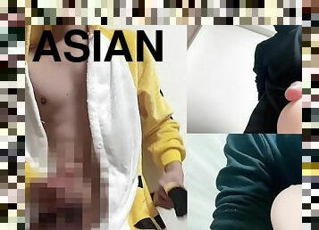 asyano, dyakol-masturbation, baguhan, talsik-ng-tamod, laruan, hardcore, hapon, creampie, fetish, solo