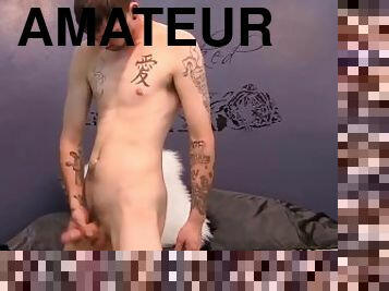 masturbation, amateur, ejaculation-sur-le-corps, énorme-bite, gay, casting, secousses, jeune-18, solo, minet