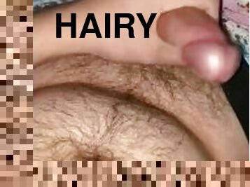 Hairy jerking session Part 2