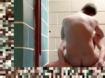 Cute Young Daddies Fuck In Gym Stall - My boyfriend couldn’t event wait, we fucked right in the gym