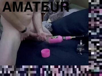 masturbation, amateur, fellation, ejaculation-sur-le-corps, énorme-bite, jouet, machines, solo, bite