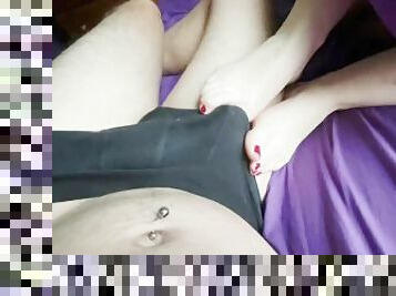 amateur, pareja, pies, mona, fetichista, con-los-pies, blanca, dedos-de-los-pies