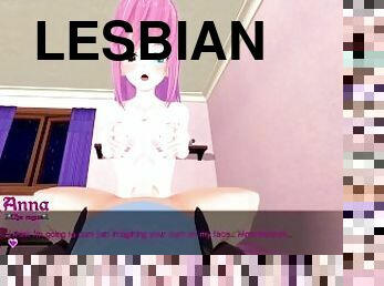storatuttar, kvinnligt-sprut, lesbisk, samling, creampie, trekant, pov, anime, hentai, oral