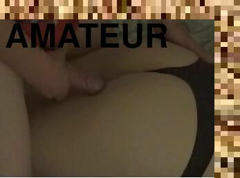 masturbation, amatör, cumshot, avrunkning, par, trosor, sprut, perfekt, fetisch