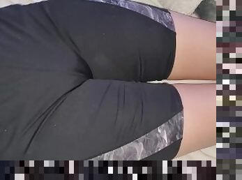 Nike pro cameltoe shorts