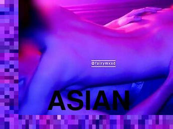 asiatisk, storatuttar, orgasm, kvinnligt-sprut, anal, brudar, hemmagjord, bdsm, par, slav