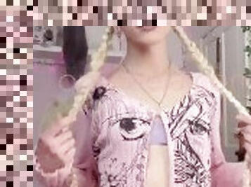 mastubasi, waria-shemale, anal, remaja, handjob-seks-dengan-tangan-wanita-pada-penis-laki-laki, berambut-pirang, manis, alat-mainan-seks, penis