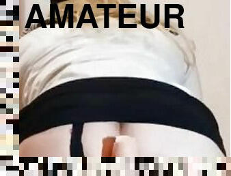 amatör, anal, brudar, tonåring, blond, webbkamera, dildo, ensam