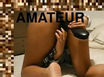 masturbation, amatör, brudar, latinska, brasilien, dildo, ensam