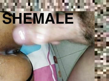 mastürbasyon-masturbation, travesti, birdenbire, meni, süt, beyaz