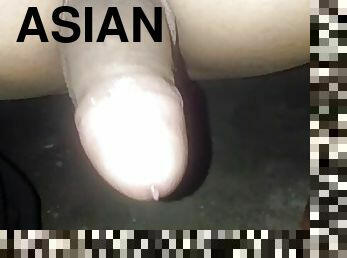 asiatique, papa, vieux, en-plein-air, pisser, amateur, anal, énorme-bite, gay, dormant