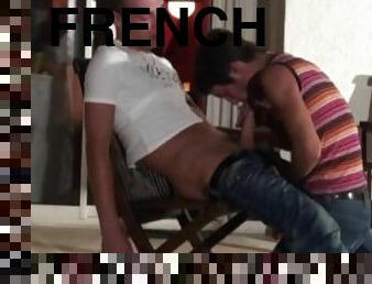 JIMY fuckoing a sexy french twink outdoor exhib near the swimming pool