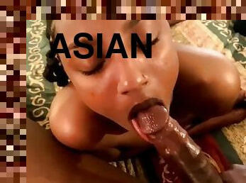 asiatisk, extrem, hembiträde, fitta-pussy, amatör, avsugning, cumshot, mörkhyad, gigantisk-kuk, tonåring