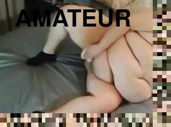 fet, masturbation, fitta-pussy, amatör, leksak, bbw, ensam