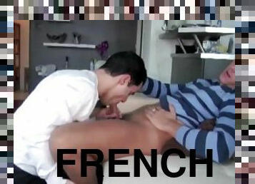 innocent french twink fucked by the pornstar GREG CENTRURI for fun casting porn