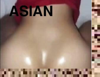Thick asian teen taking bf friends bbc