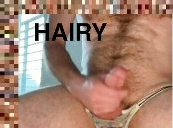 hårig, masturbation, amatör, cumshot, rödhårig, smutsig, sprut, ensam, bisexuell, björn